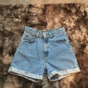 Vintage high waist Levi Jean shorts